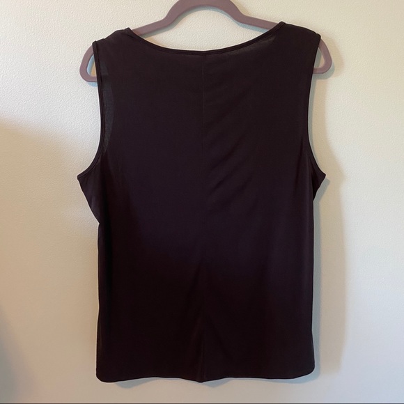 COPY - FREE w/purchase Black Shimmery Formal Tank Top - Picture 3 of 5